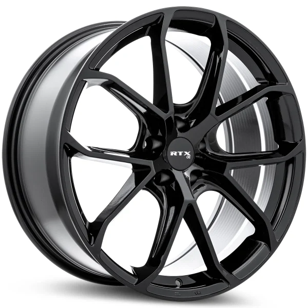 RTX Wheels – MC-01 – Black – 20″x10″ 45mm – All weather Wheels – 083232