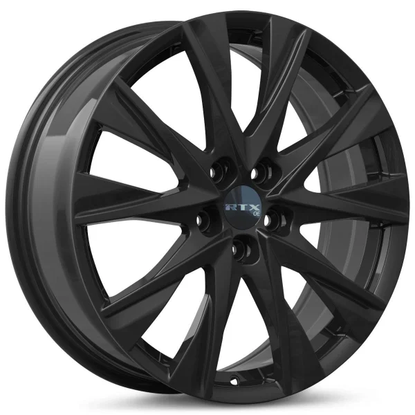 RTX Wheels – MZ-02 – Black – 18″x7″ 45mm – All weather Wheels – 083346