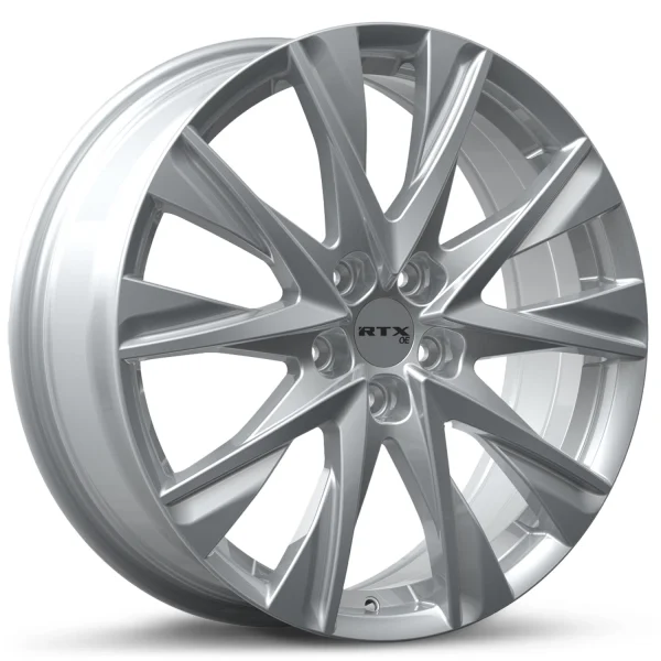 RTX Wheels – MZ02 – Silver – 17″x7″ 45mm – All weather Wheels – 083528