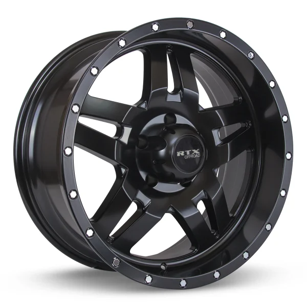 RTX Wheels – Mesa – Black – 15″x6″ 0mm – All weather Wheels – 081928