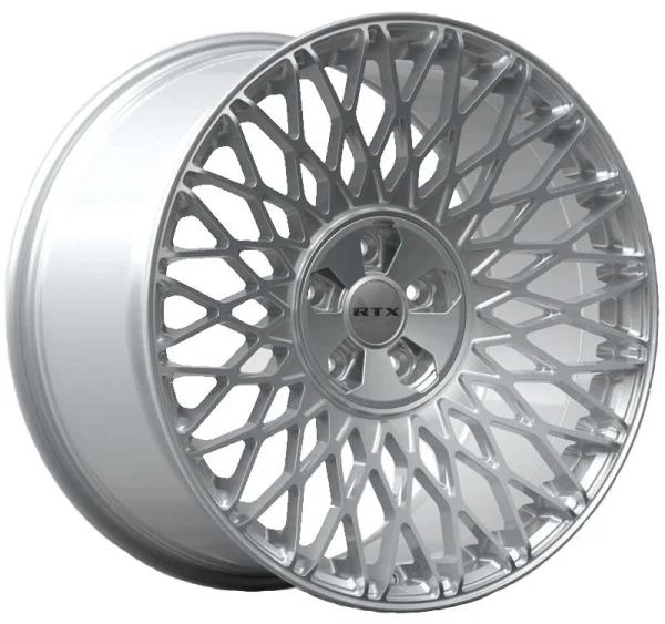 RTX Wheels – Mesh – Silver – 18″x8″ 40mm – All weather Wheels – 083403