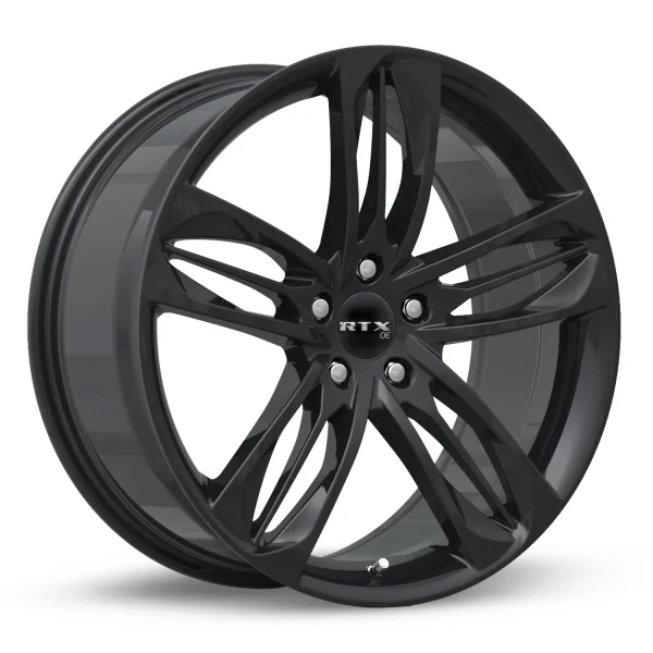RTX Wheels – Minato – Black – 18″x8″ 45mm – All weather Wheels – 082713