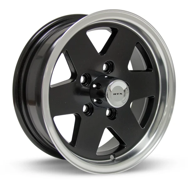 RTX Wheels – Mite – Black – 13″x5″ 0mm – Summer Wheels – 082528