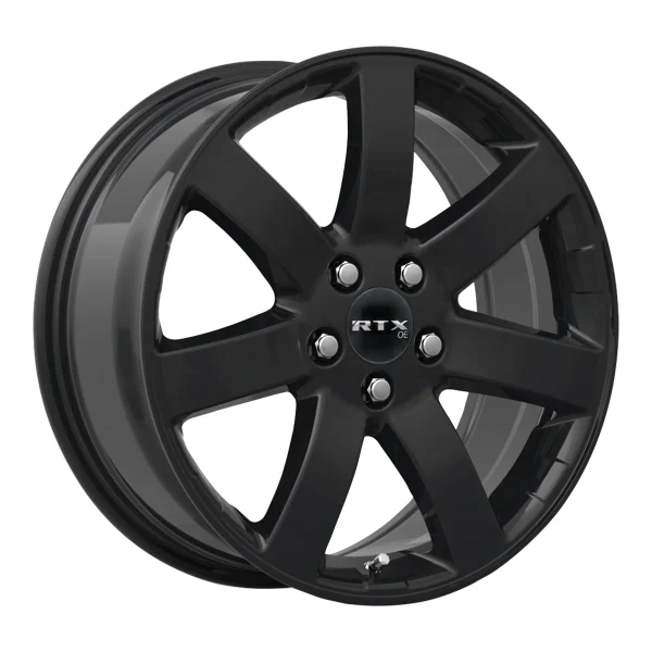 RTX Wheels – Nagano – Black – 17″x7.5″ 45mm – All weather Wheels – 082838