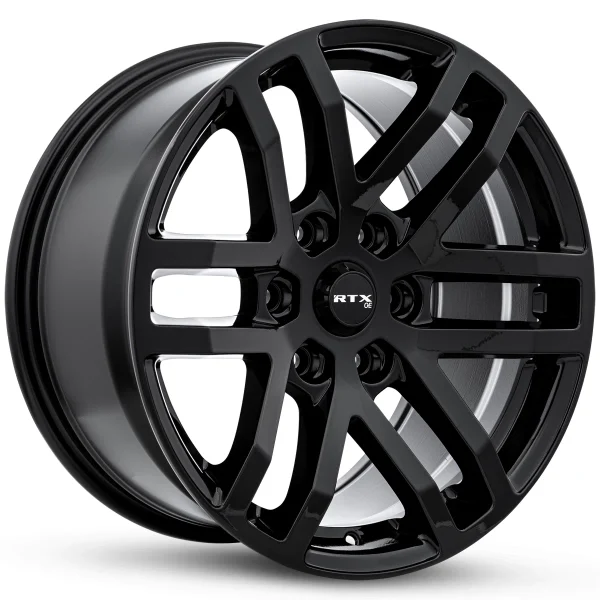 RTX Wheels – Oak – Black – 18″x9″ 30mm – All weather Wheels – 082875