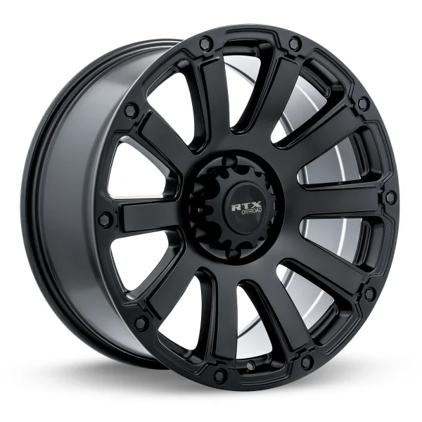 RTX Wheels – Panzer – Black – 18″x9″ 10mm – Summer Wheels – 082626