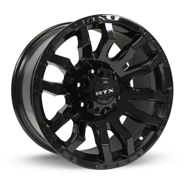 RTX Wheels – Patton – Black – 18″x9″ 10mm – All weather Wheels – 082963