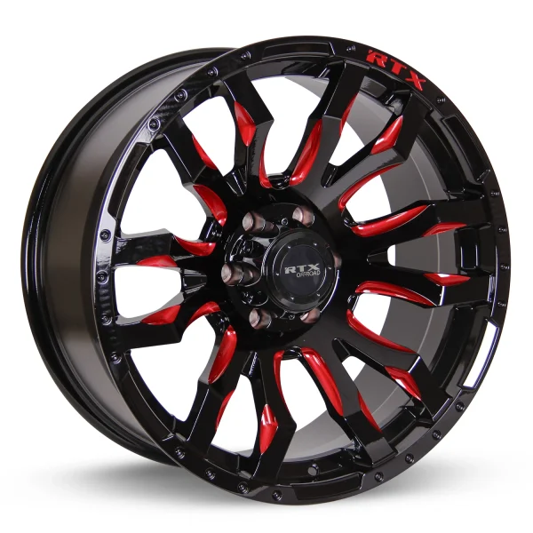 RTX Wheels – Patton – Black – 18″x9″ 10mm – Summer Wheels – 082959
