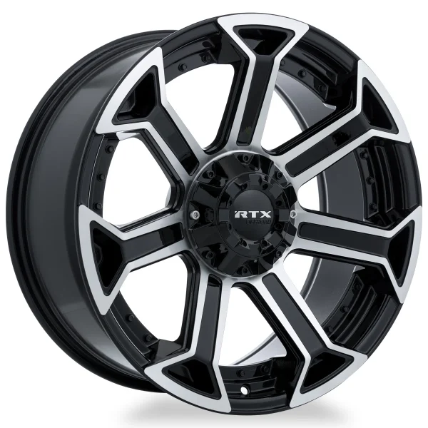 RTX Wheels – Peak – Black – 18″x9″ 0mm – Summer Wheels – 082920