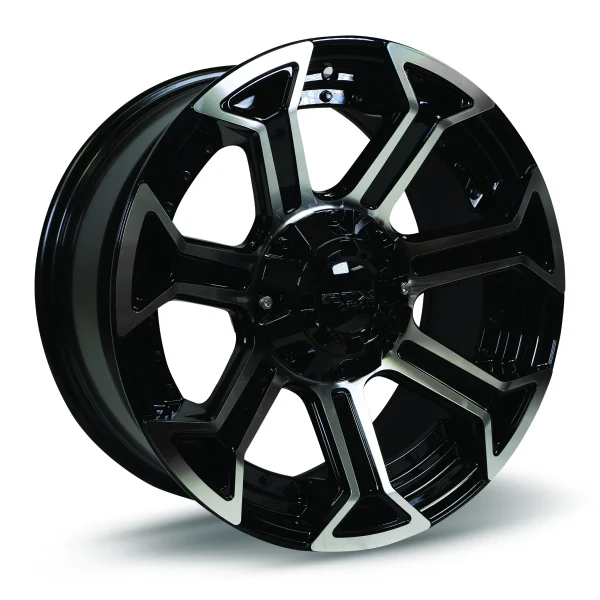 RTX Wheels – Peak – Black – 22″x10″ -18mm – Summer Wheels – 083009