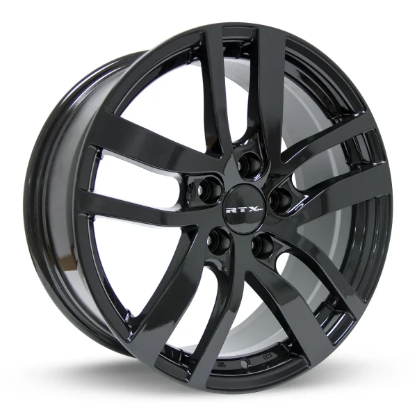 RTX Wheels – Pilot – Black – 18″x8″ 45mm – All weather Wheels – 082227