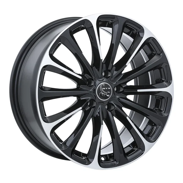 RTX Wheels – Poison – Black – 16″x7″ 42mm – Summer Wheels – 081667