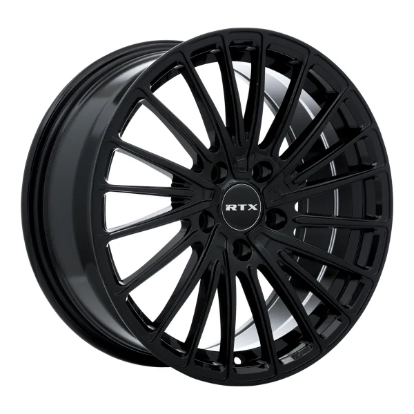 RTX Wheels – Polar – Black – 18″x8″ 40mm – All weather Wheels – 083050