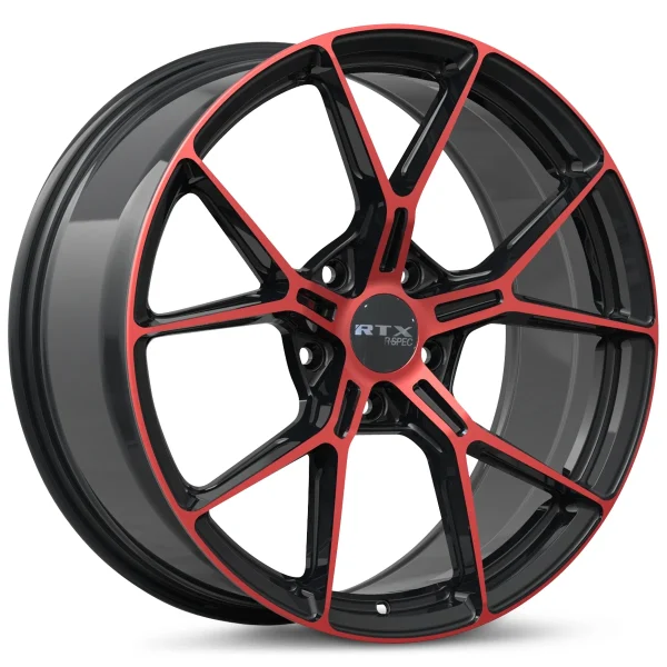 RTX Wheels – RS01 – Black – 18″x8″ 38mm – Summer Wheels – 083312