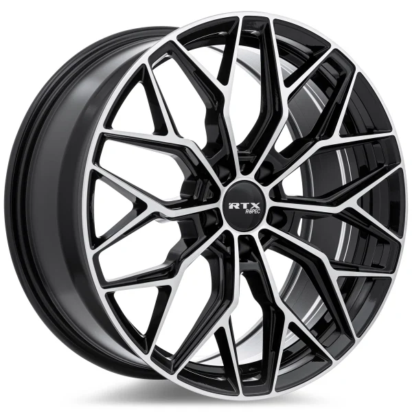 RTX Wheels – RS02 – Black – 18″x8″ 38mm – Summer Wheels – 083154