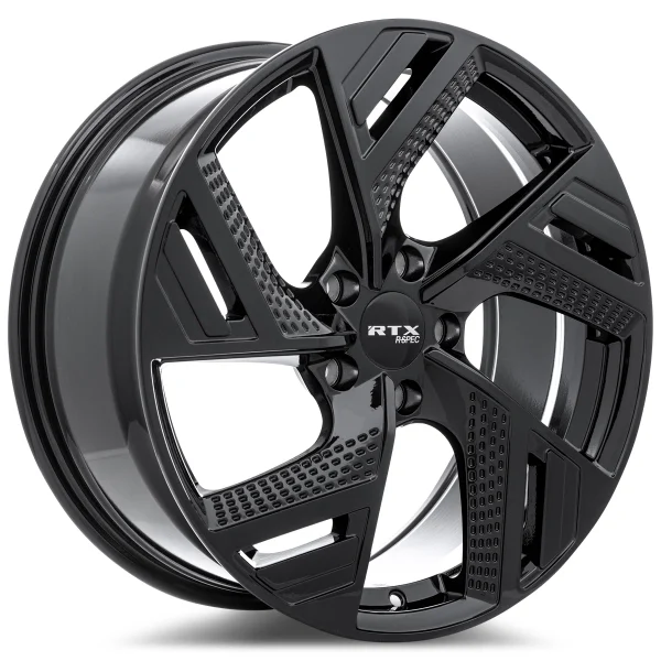 RTX Wheels – RS09 – Black – 17″x7.5″ 40mm – All weather Wheels – 083223