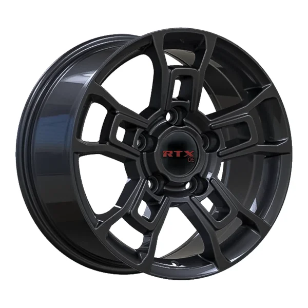 RTX Wheels – Rainier – Black – 18″x8.5″ 45mm – All weather Wheels – 163702