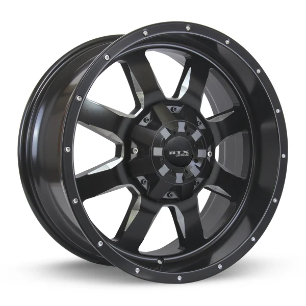 RTX Wheels – Ridgeline – Black – 15″x6″ 0mm – Summer Wheels – 081732