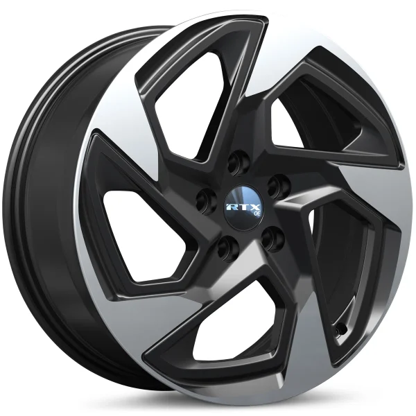 RTX Wheels – SU-01 – Black – 17″x7″ 55mm – Summer Wheels – 083348
