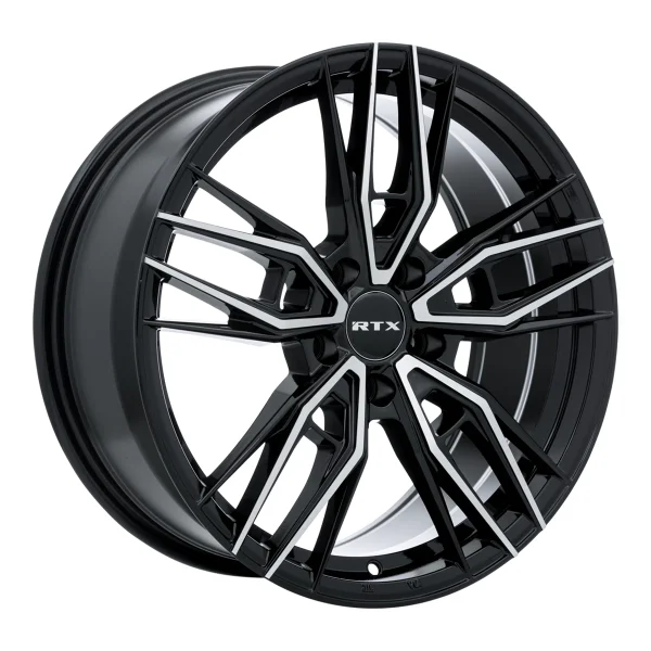 RTX Wheels – Scepter – Black – 17″x7.5″ 40mm – Summer Wheels – 083047