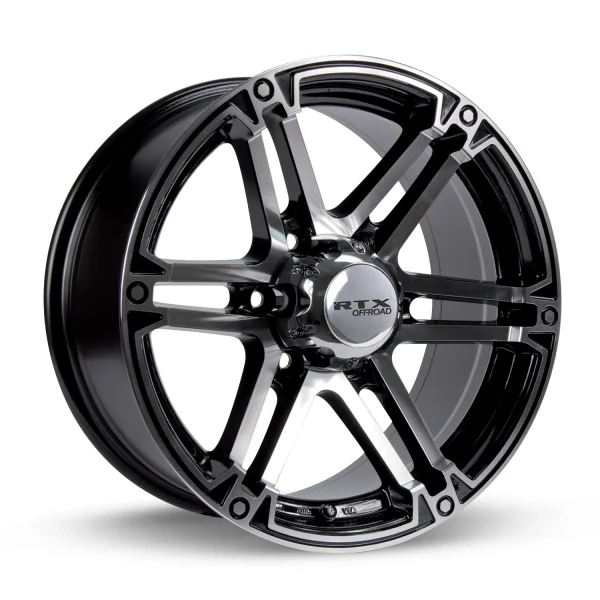 RTX Wheels – Slate – Black – 17″x8″ 25mm – Summer Wheels – 081250
