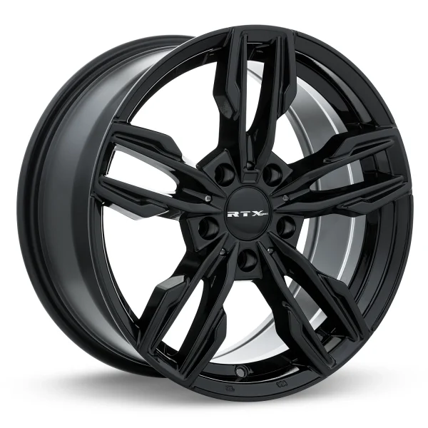 RTX Wheels – Stade – Black – 17″x8″ 35mm – All weather Wheels – 082357