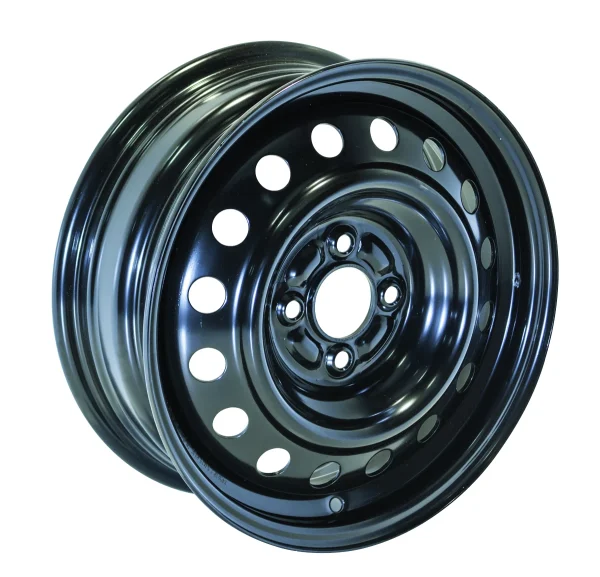 RTX Wheels – Steel Wheel – Black – 15″x5.5″ 40mm – All weather Wheels – X45619
