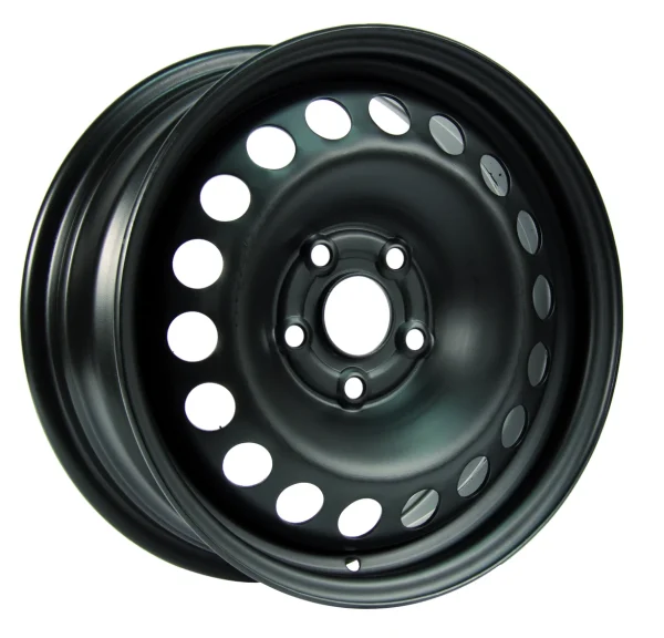 RTX Wheels – Steel Wheel – Black – 15″x6.5″ 39mm – All weather Wheels – X45656