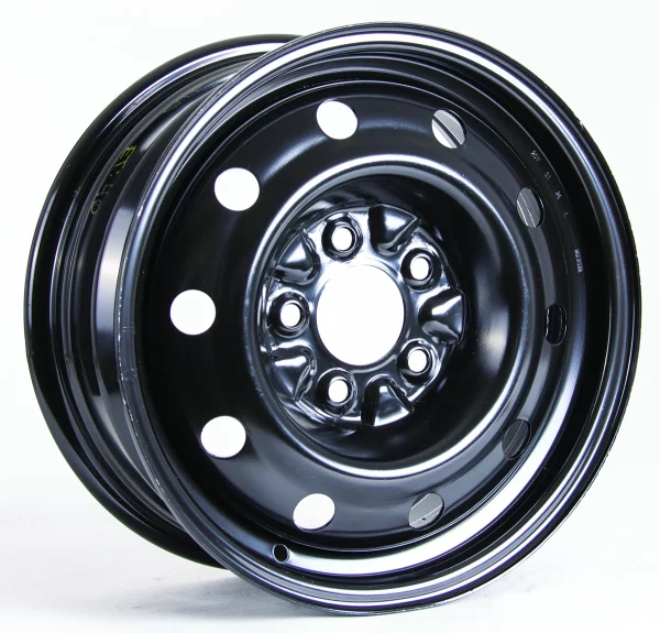 RTX Wheels – Steel Wheel – Black – 15″x6.5″ 40mm – All weather Wheels – X99126N