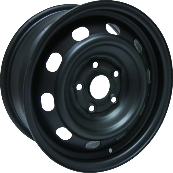 RTX Wheels – Steel Wheel – Black – 15″x6.5″ 45mm – All weather Wheels – X45160