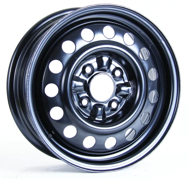 RTX Wheels – Steel Wheel – Black – 15″x6″ 45mm – All weather Wheels – X99103N