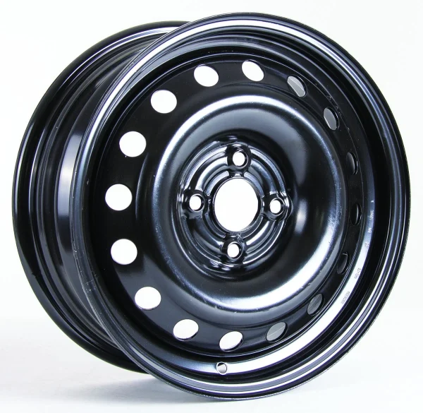 RTX Wheels – Steel Wheel – Black – 15″x6″ 45mm – All weather Wheels – X99123T