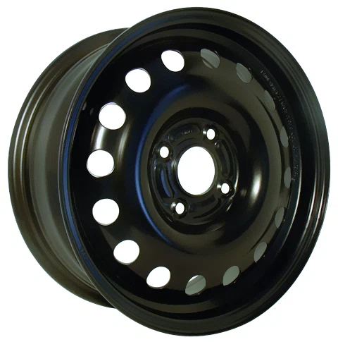 RTX Wheels – Steel Wheel – Black – 15″x6″ 48mm – All weather Wheels – X40831