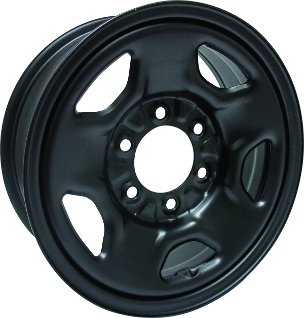 RTX Wheels – Steel Wheel – Black – 16″x6.5″ 25mm – All weather Wheels – X46139