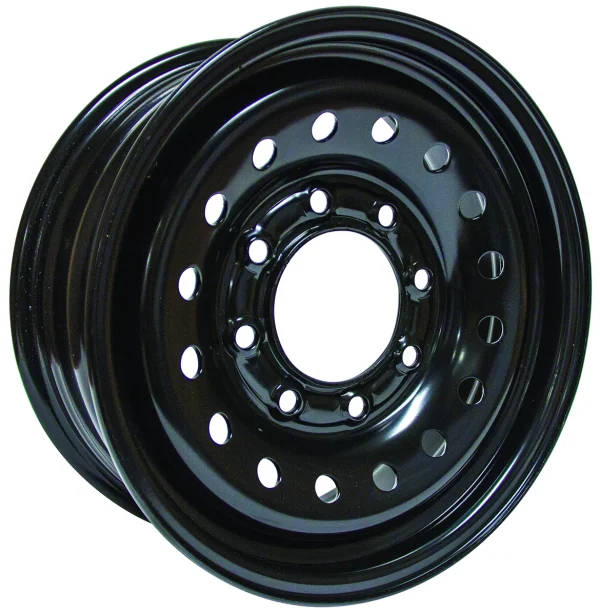 RTX Wheels – Steel Wheel – Black – 16″x6.5″ 28mm – All weather Wheels – X46865