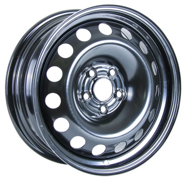 RTX Wheels – Steel Wheel – Black – 16″x6.5″ 39mm – All weather Wheels – X46656
