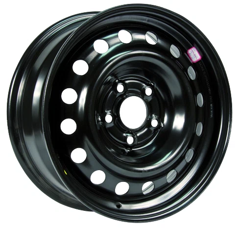 RTX Wheels – Steel Wheel – Black – 16″x6.5″ 40mm – All weather Wheels – X46566