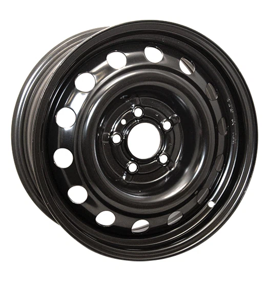 RTX Wheels – Steel Wheel – Black – 16″x6.5″ 42mm – All weather Wheels – H70266AM