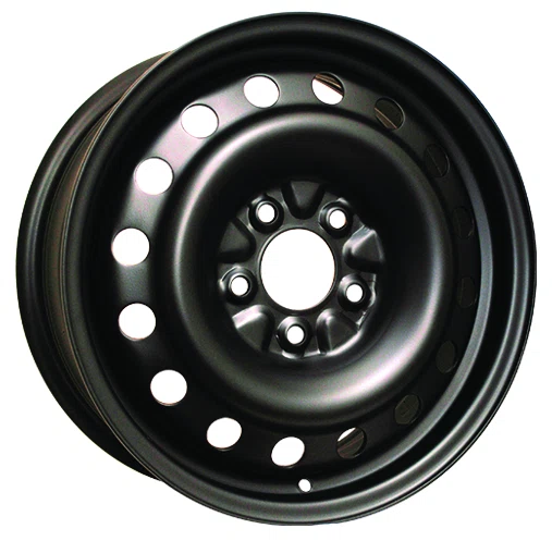 RTX Wheels – Steel Wheel – Black – 16″x6.5″ 52mm – All weather Wheels – X46515