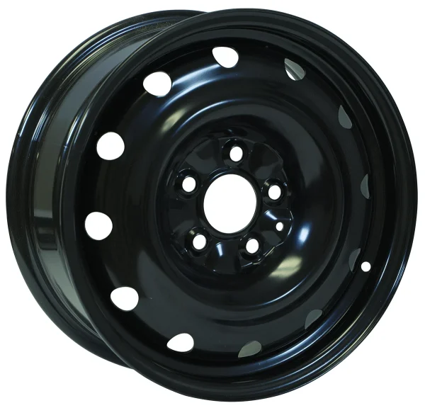 RTX Wheels – Steel Wheel – Black – 16″x6.5″ 60mm – All weather Wheels – X46160B