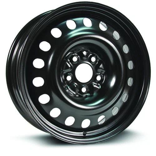 RTX Wheels – STEEL WHEEL – Black – 16″x6.5″ 44mm – All weather Wheels – X99121B