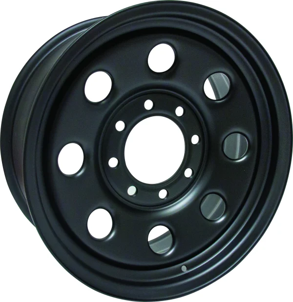 RTX Wheels – Steel Wheel – Black – 18″x8″ 25mm – All weather Wheels – X48165