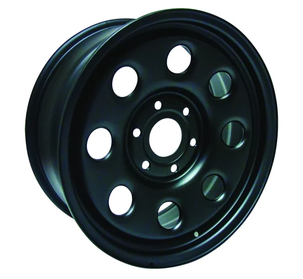 RTX Wheels – Steel Wheel – Black – 18″x8″ 25mm – All weather Wheels – X48650