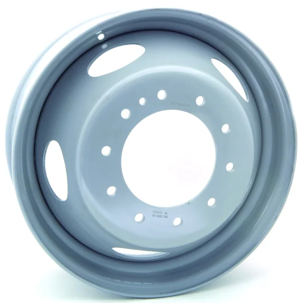 RTX Wheels – Steel Wheel – Grey – 19.5″x6″ 136mm – All weather Wheels – 29884