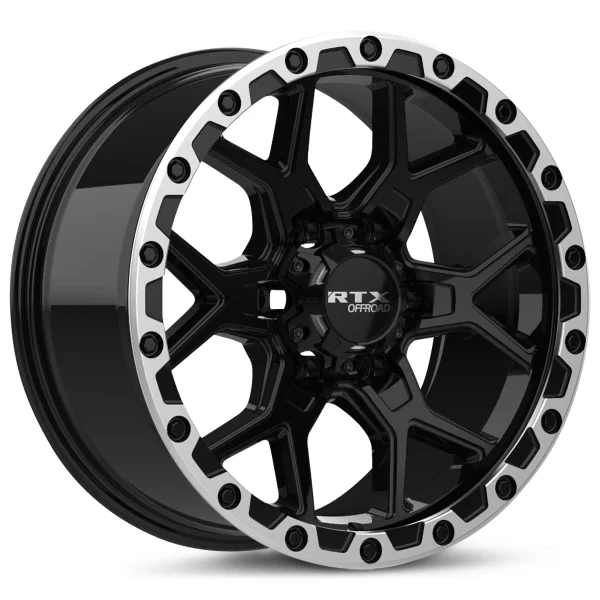 RTX Wheels – Storm – Black – 17″x8.5″ 20mm – Summer Wheels – 178610