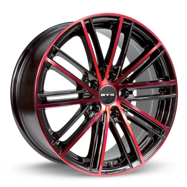RTX Wheels – Strobe 5 – Black – 17″x7.5″ 45mm – Summer Wheels – 081209