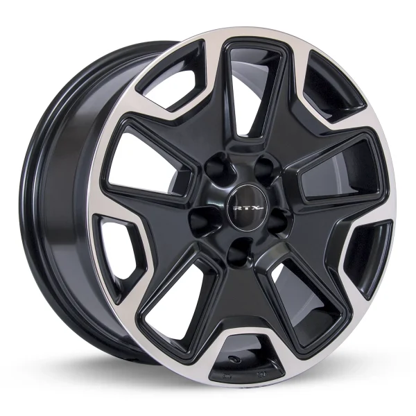 RTX Wheels – Summit – Black – 17″x8″ 10mm – Summer Wheels – 081800