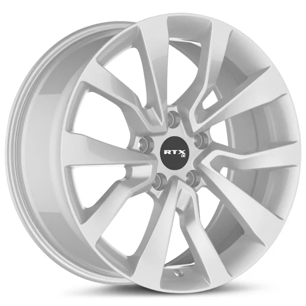 RTX Wheels – TS-04 – Silver – 18″x8″ 35mm – All weather Wheels – 178606