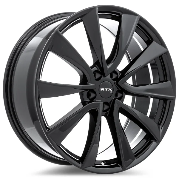 RTX Wheels – TS-01 – Black – 18″x8.5″ 35mm – All weather Wheels – 083210