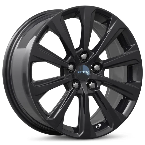 RTX Wheels – TY-04 – Black – 18″x8″ 40mm – All weather Wheels – 083280